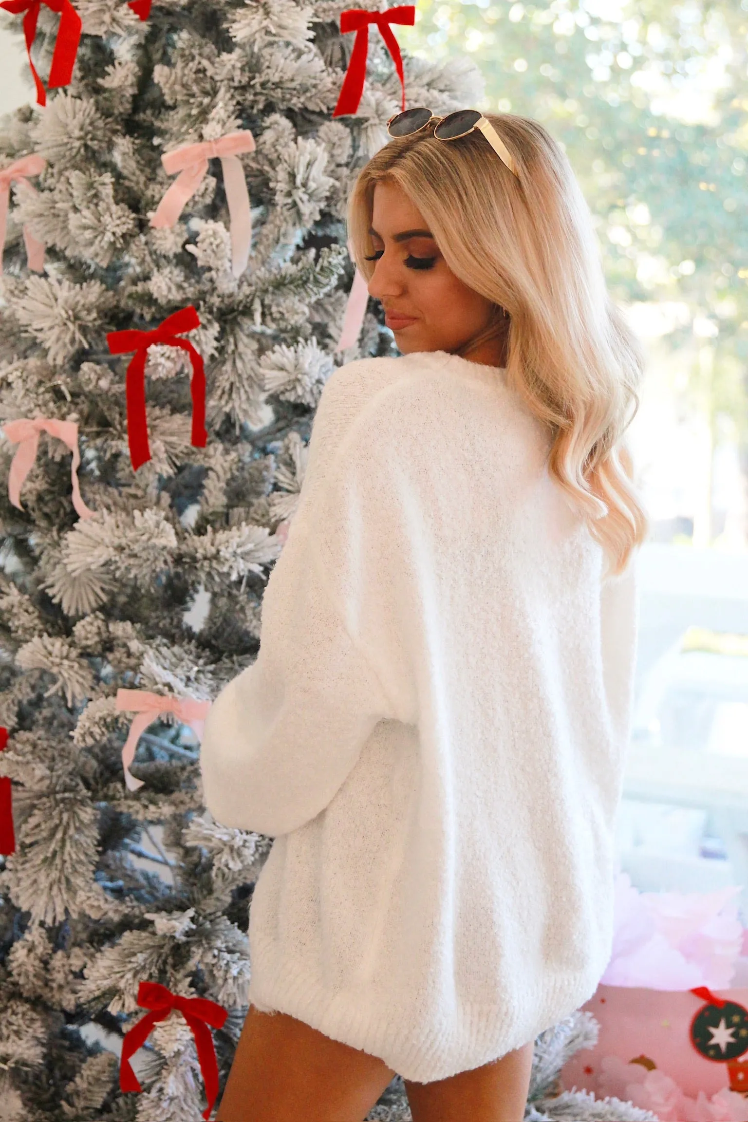 Having A Holly Jolly Time Sweater sold by Bella Rose boutique product image thumbnail 5