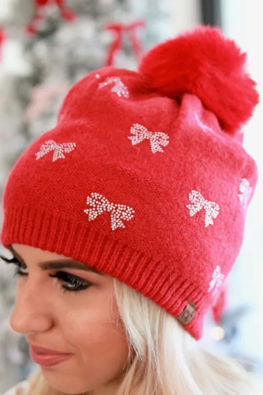 Cute Reputation Pom Pom C.C Beanie sold by Bella Rose boutique