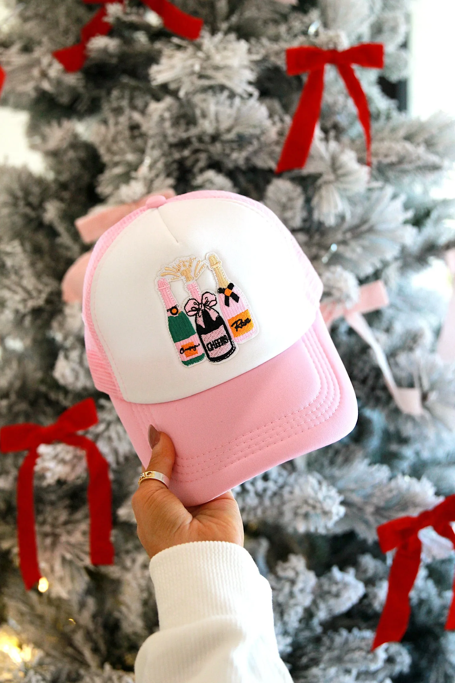 Cheer's Trucker Hat sold by Bella Rose boutique