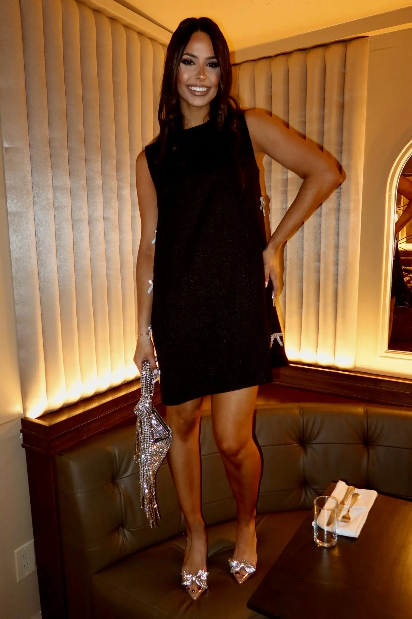 Especially Fabulous Bow Mini Dress sold by Bella Rose boutique product image thumbnail 3