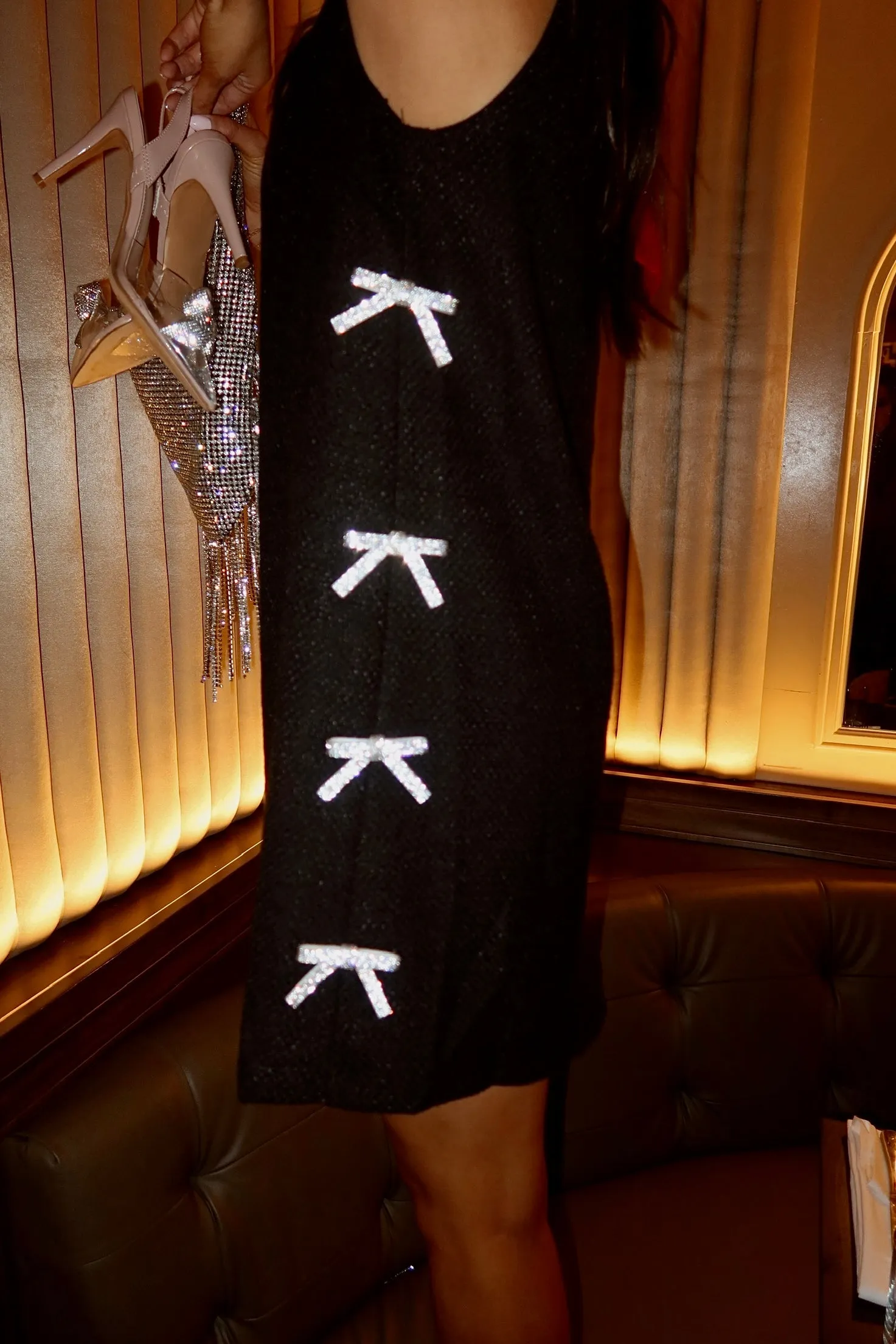 Especially Fabulous Bow Mini Dress sold by Bella Rose boutique product image thumbnail 2