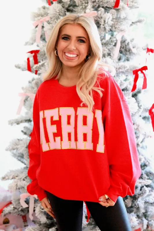 Having A Merry Little Christmas Graphic Sweatshirt sold by Bella Rose boutique