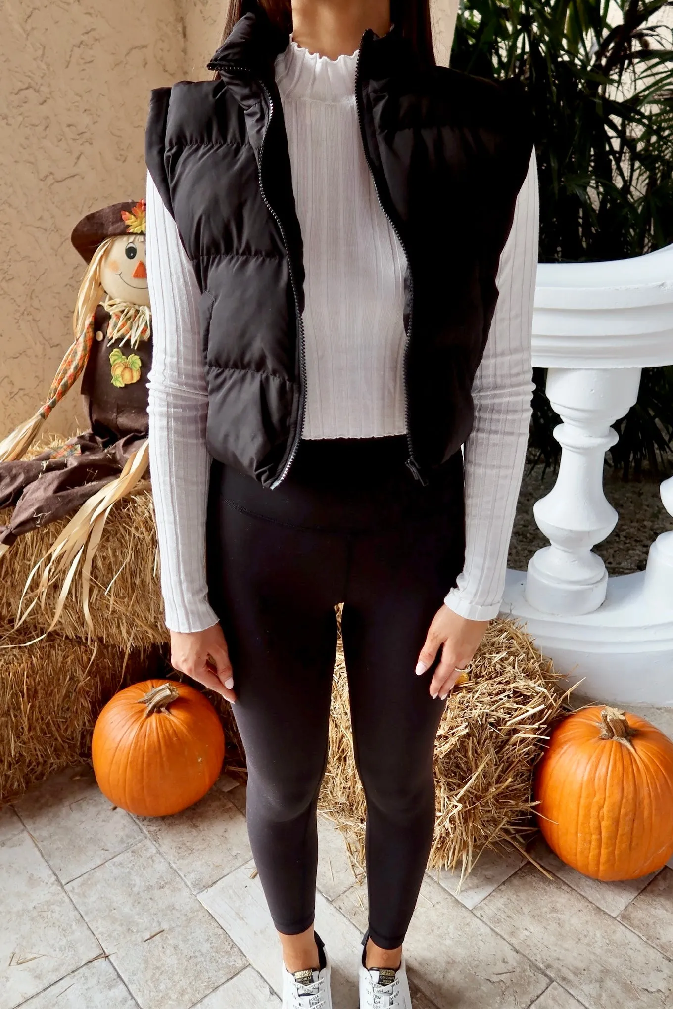 Designated Cutie Crop Puffer Vest sold by Bella Rose boutique product image thumbnail 2