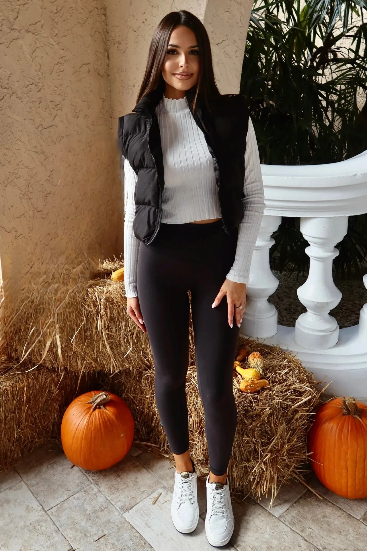 Designated Cutie Crop Puffer Vest sold by Bella Rose boutique