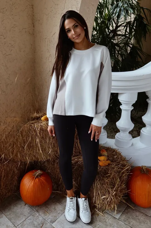 Easy Aspirations Long Sleeve Top sold by Bella Rose boutique