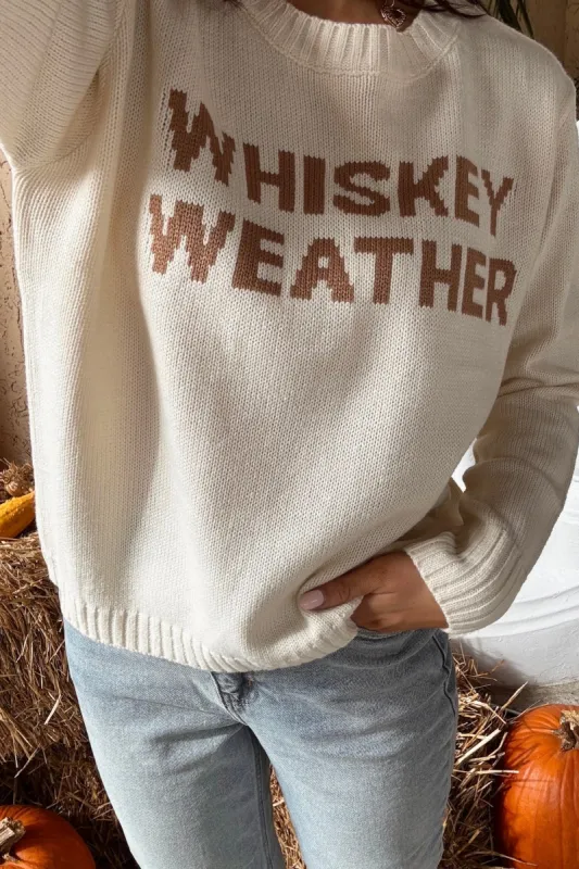 Whiskey Weather Knit Sweater sold by Bella Rose boutique