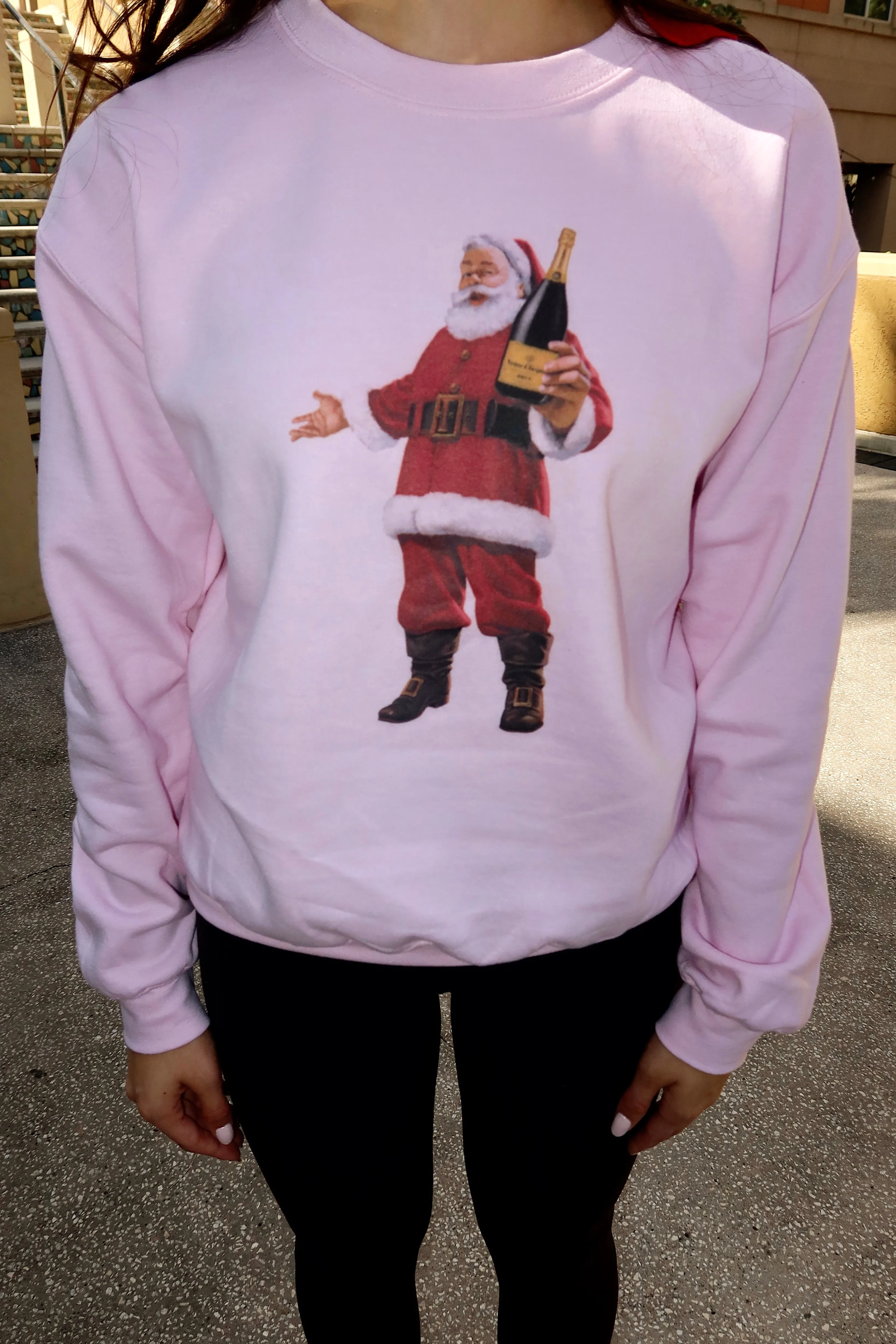 Toast To Santa Sweatshirt sold by Bella Rose boutique product image thumbnail 2