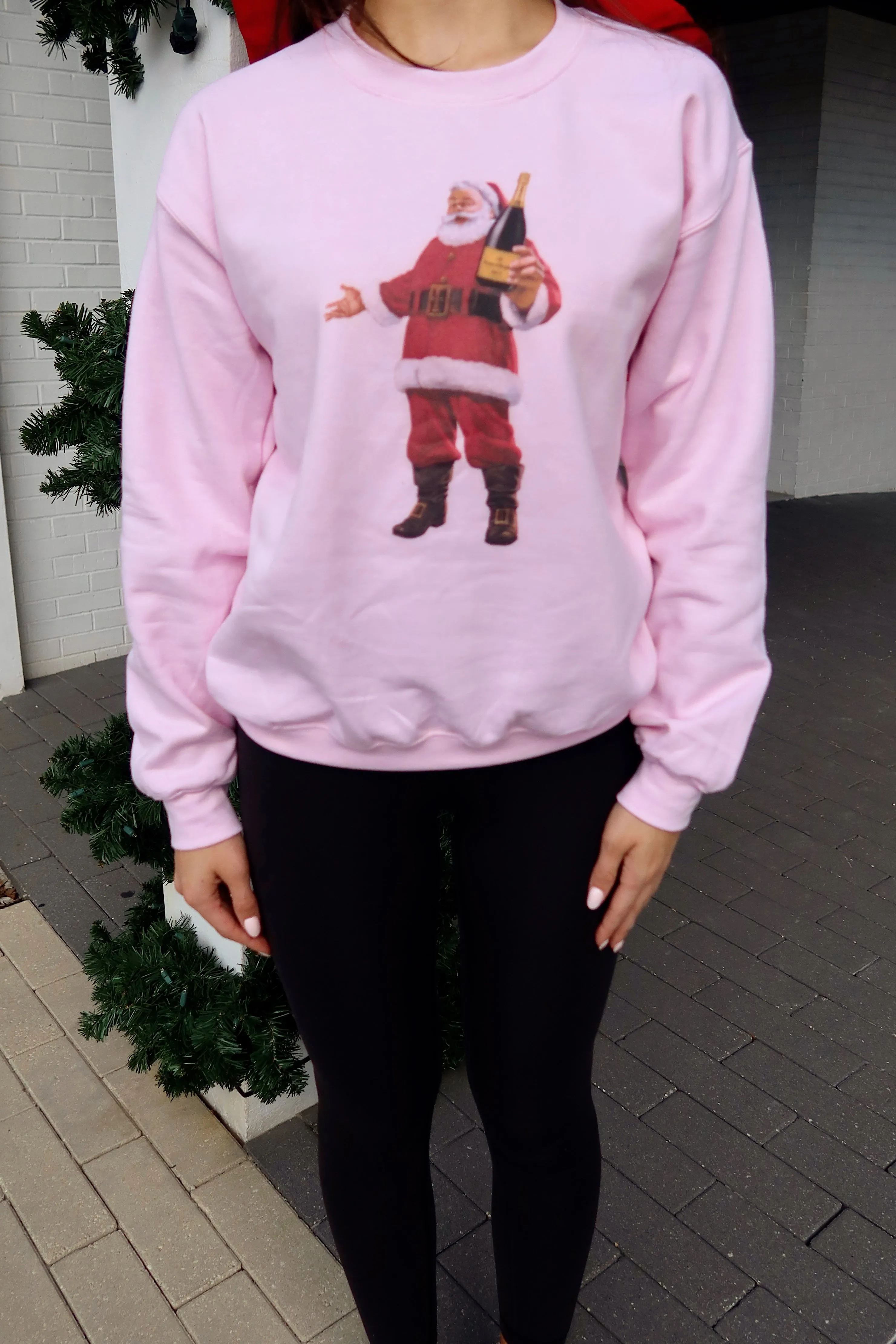 Toast To Santa Sweatshirt sold by Bella Rose boutique product image thumbnail 5