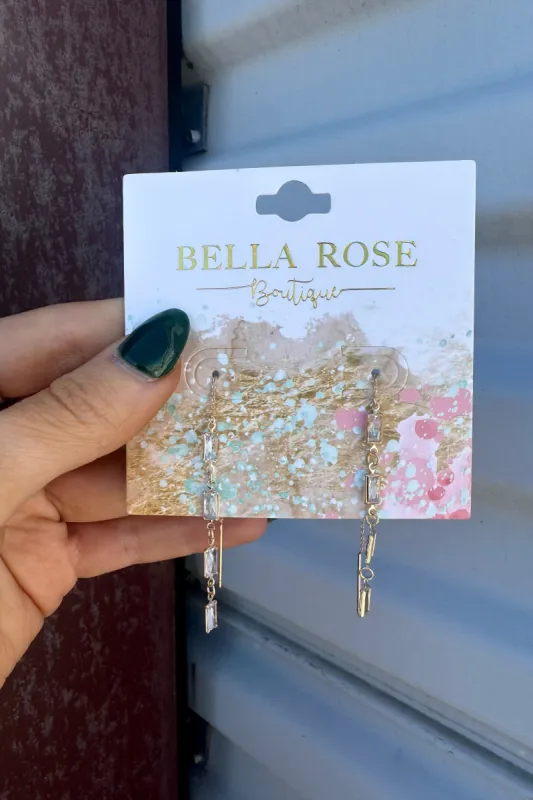Seeking Elegance Threader Earrings sold by Bella Rose boutique