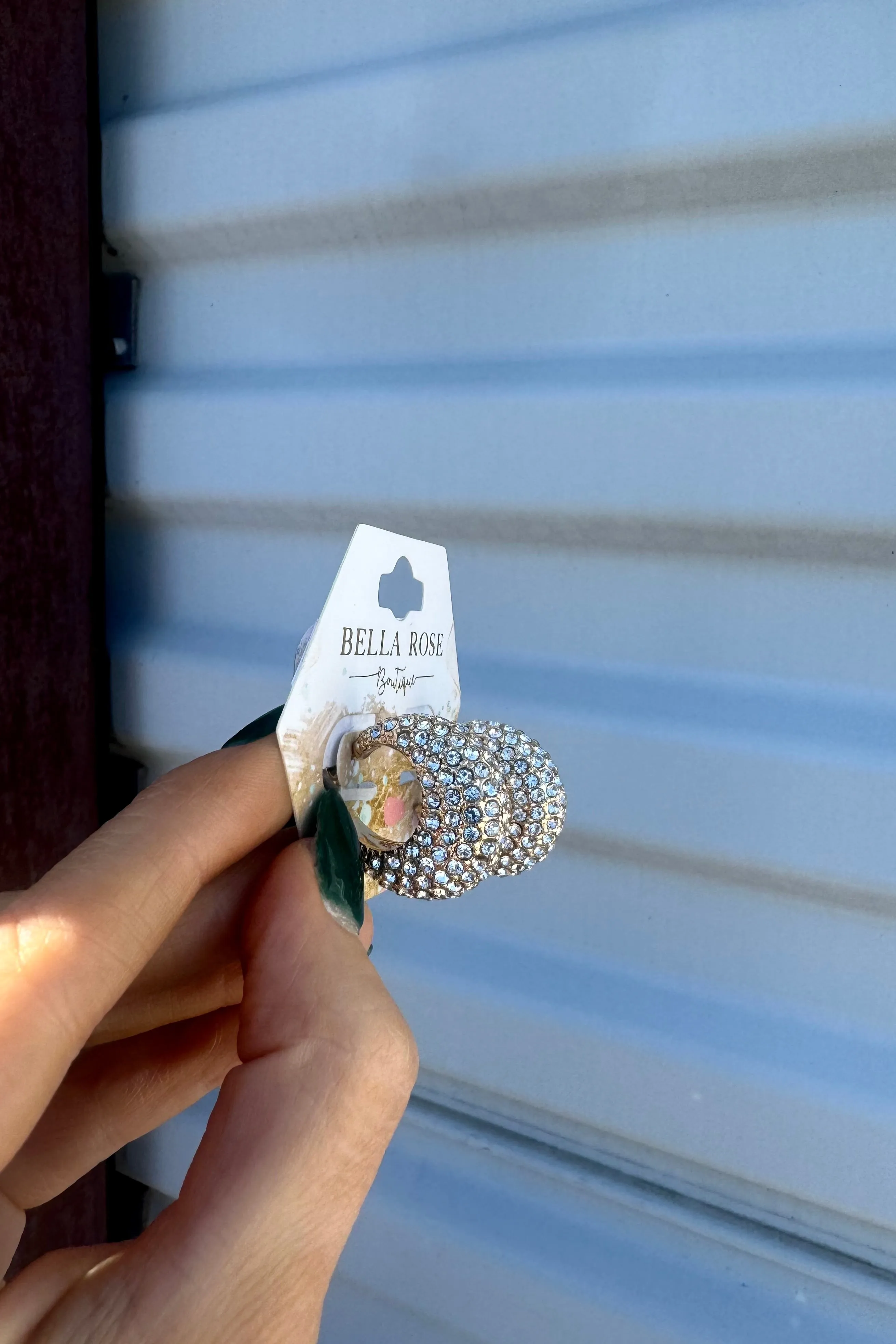 Bold Expression Teardrop Earrings sold by Bella Rose boutique product image thumbnail 3