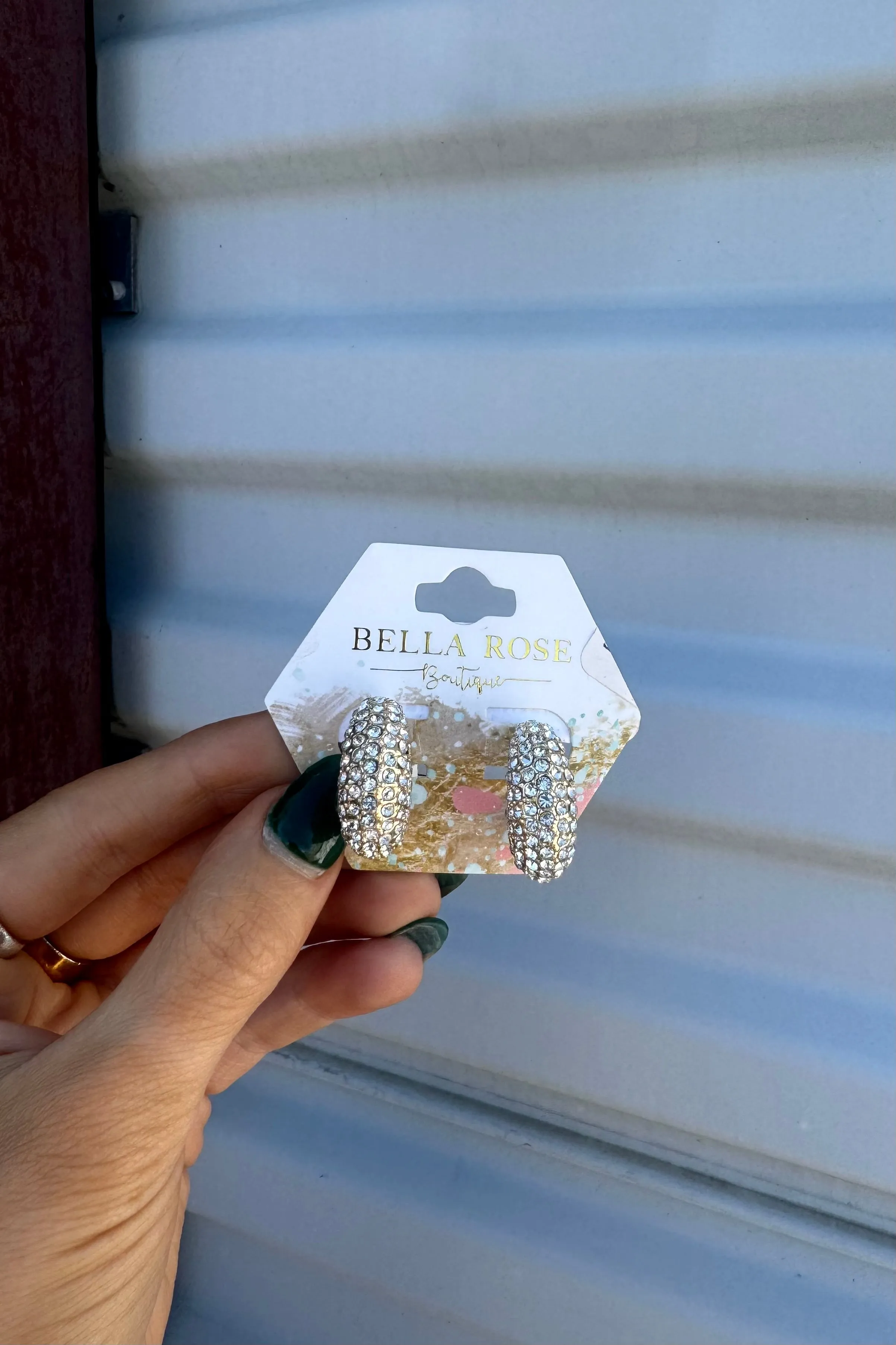 Bold Expression Teardrop Earrings sold by Bella Rose boutique product image thumbnail 2