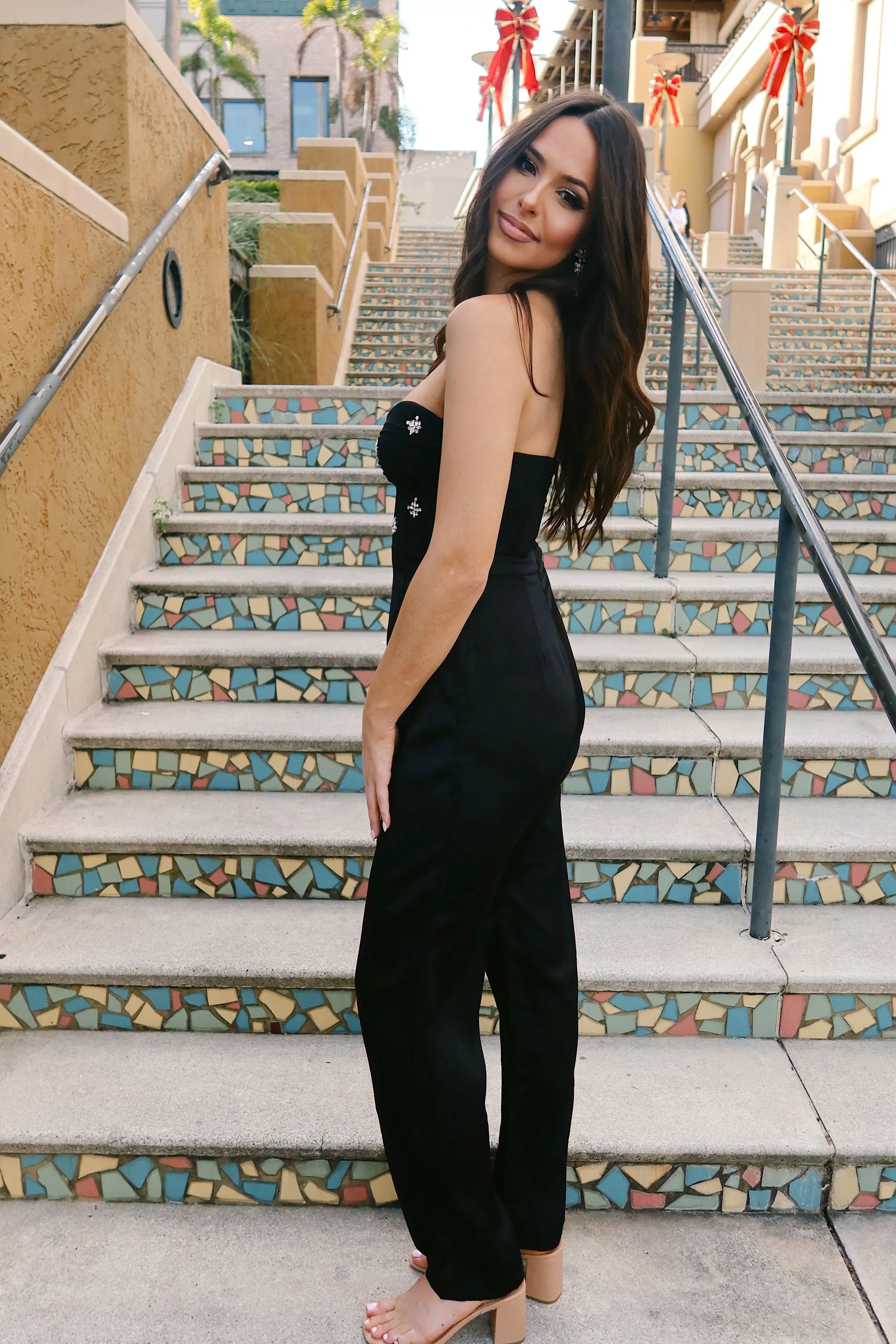 Love About It Strapless Jumpsuit sold by Bella Rose boutique product image thumbnail 4