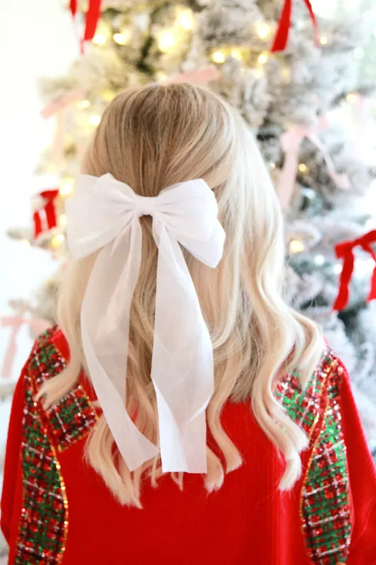 Dreamy Affection Sheer Bow sold by Bella Rose boutique
