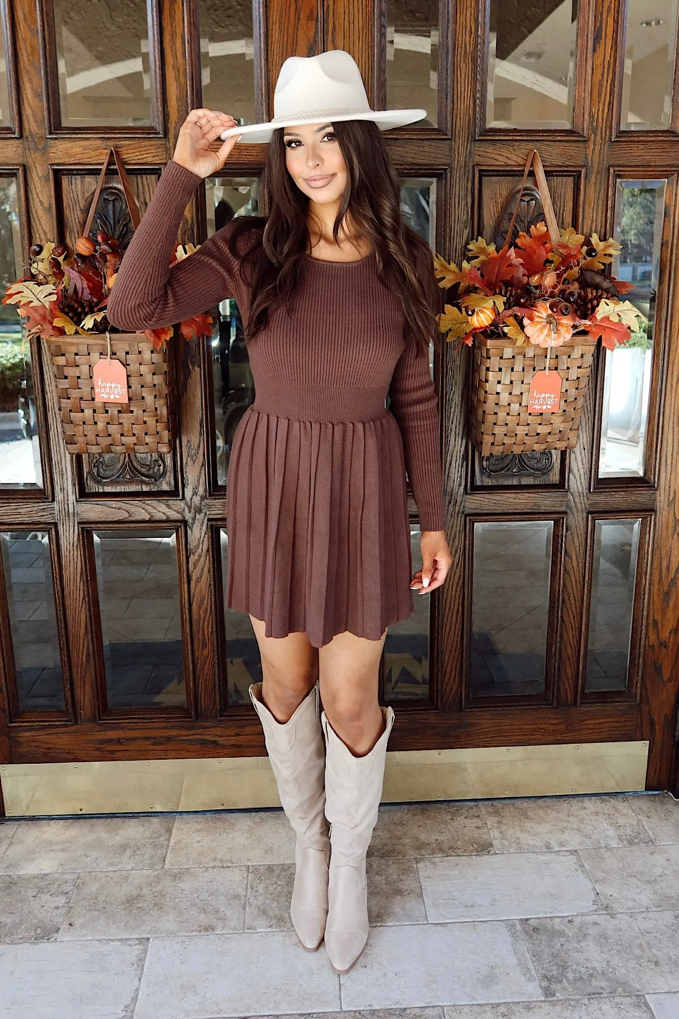 Lattes & Errands Ribbed Dress sold by Bella Rose boutique product image thumbnail 4