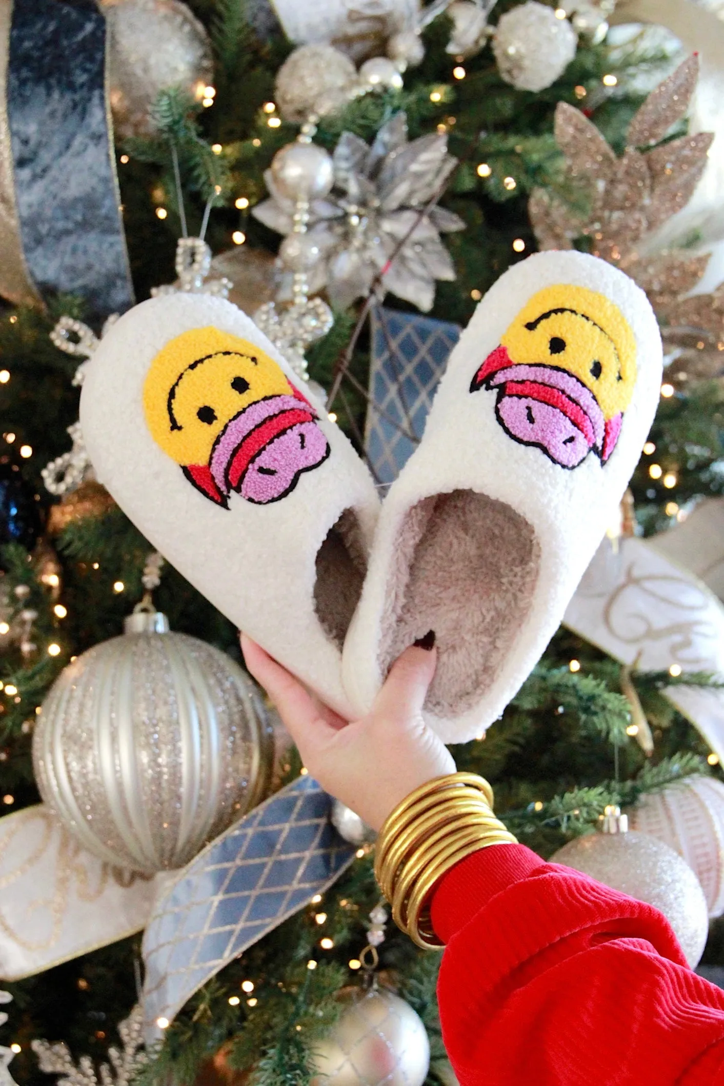 Western Smiley Face Slippers sold by Bella Rose boutique product image thumbnail 2