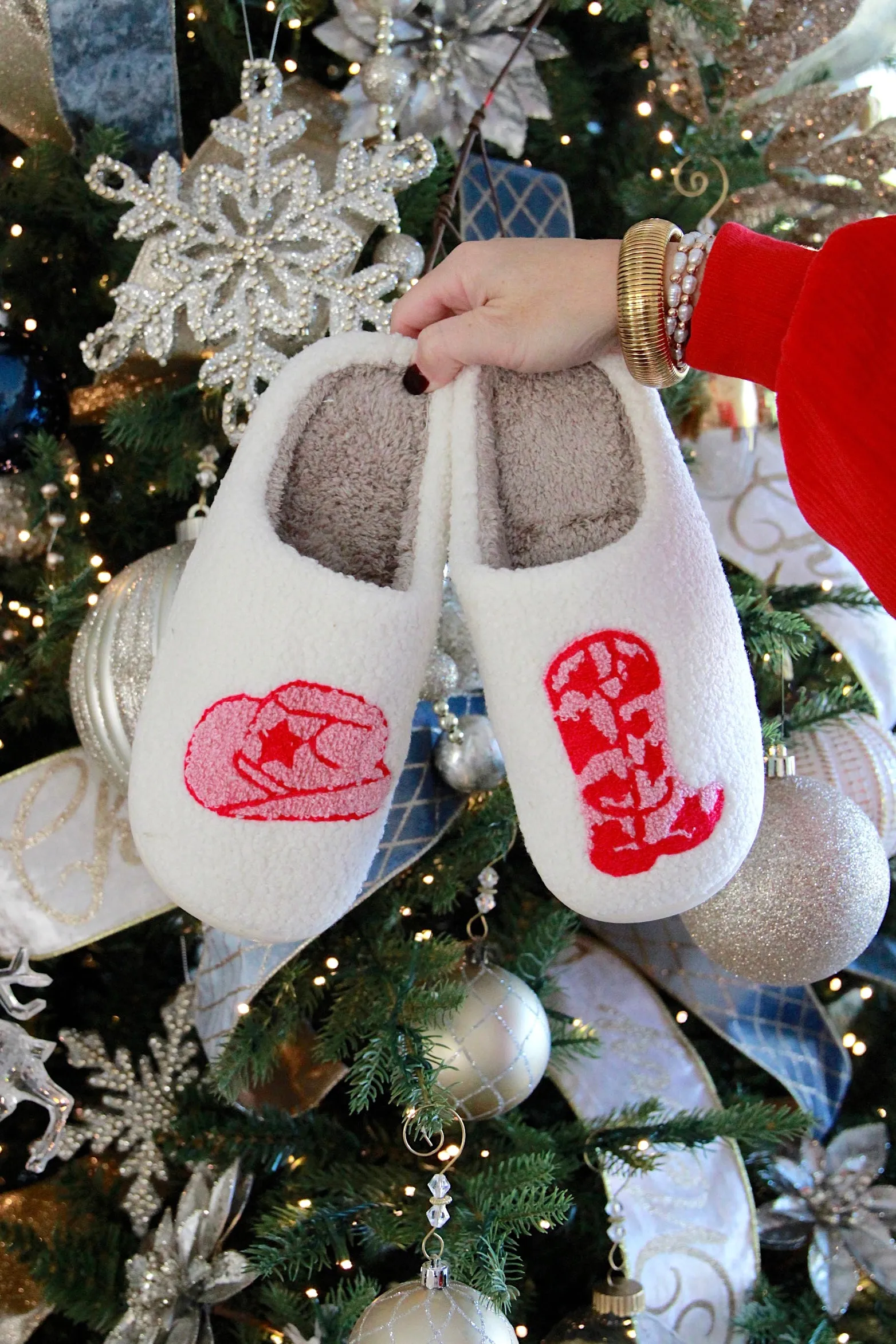 Hat And Boots Cozy Slippers sold by Bella Rose boutique product image thumbnail 3
