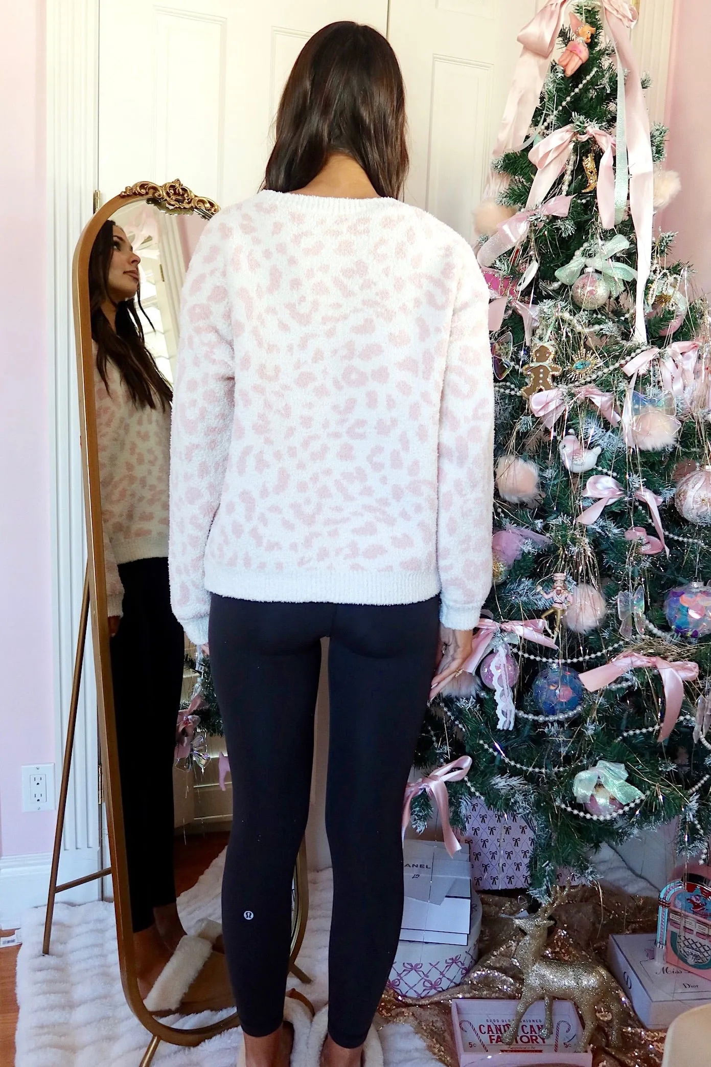 Hitting Snooze Leopard Sweater sold by Bella Rose boutique product image thumbnail 4