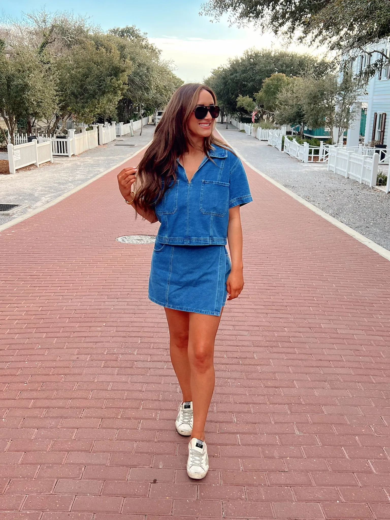 Speaking My Truth Denim Top sold by Bella Rose boutique product image thumbnail 2