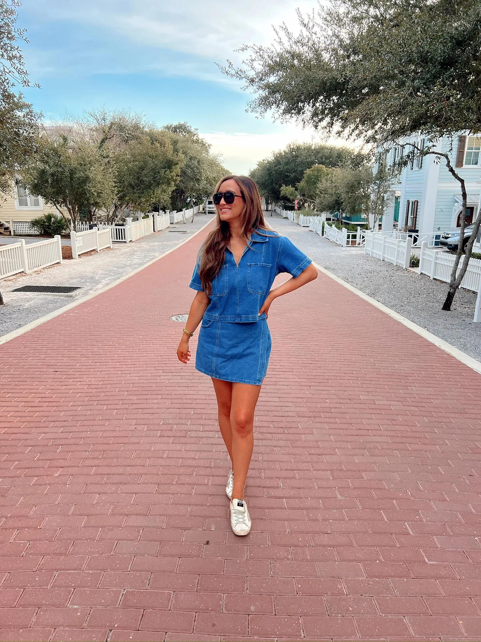 Speaking My Truth Denim Top sold by Bella Rose boutique product image thumbnail 3