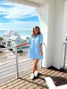 Sweet Wishes Striped Mini Dress sold by Bella Rose boutique