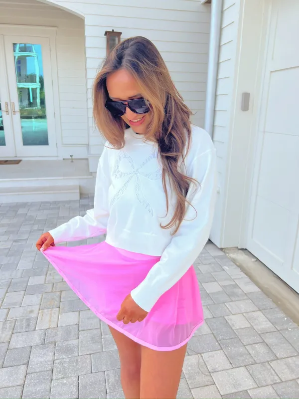 Go With The Flow Mesh Skorts sold by Bella Rose boutique