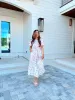 Leaving You Breathless Floral Midi Dress sold by Bella Rose boutique