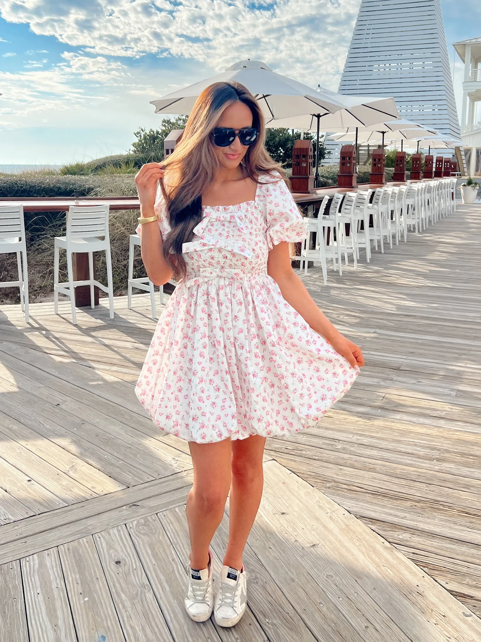 Charming Favorite Floral Mini Dress sold by Bella Rose boutique product image thumbnail 5