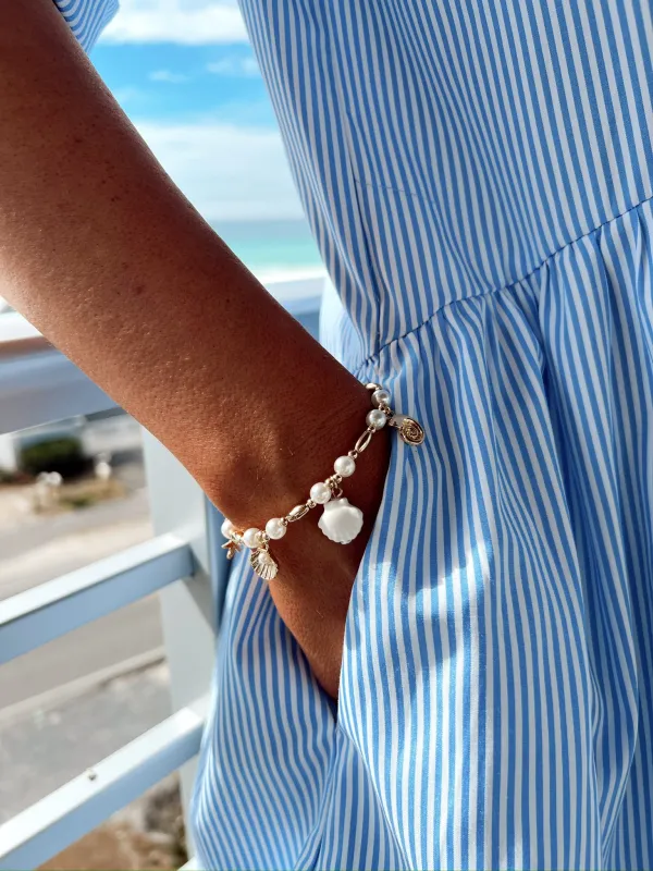 Sounds Of The Coast Charm Bracelet sold by Bella Rose boutique