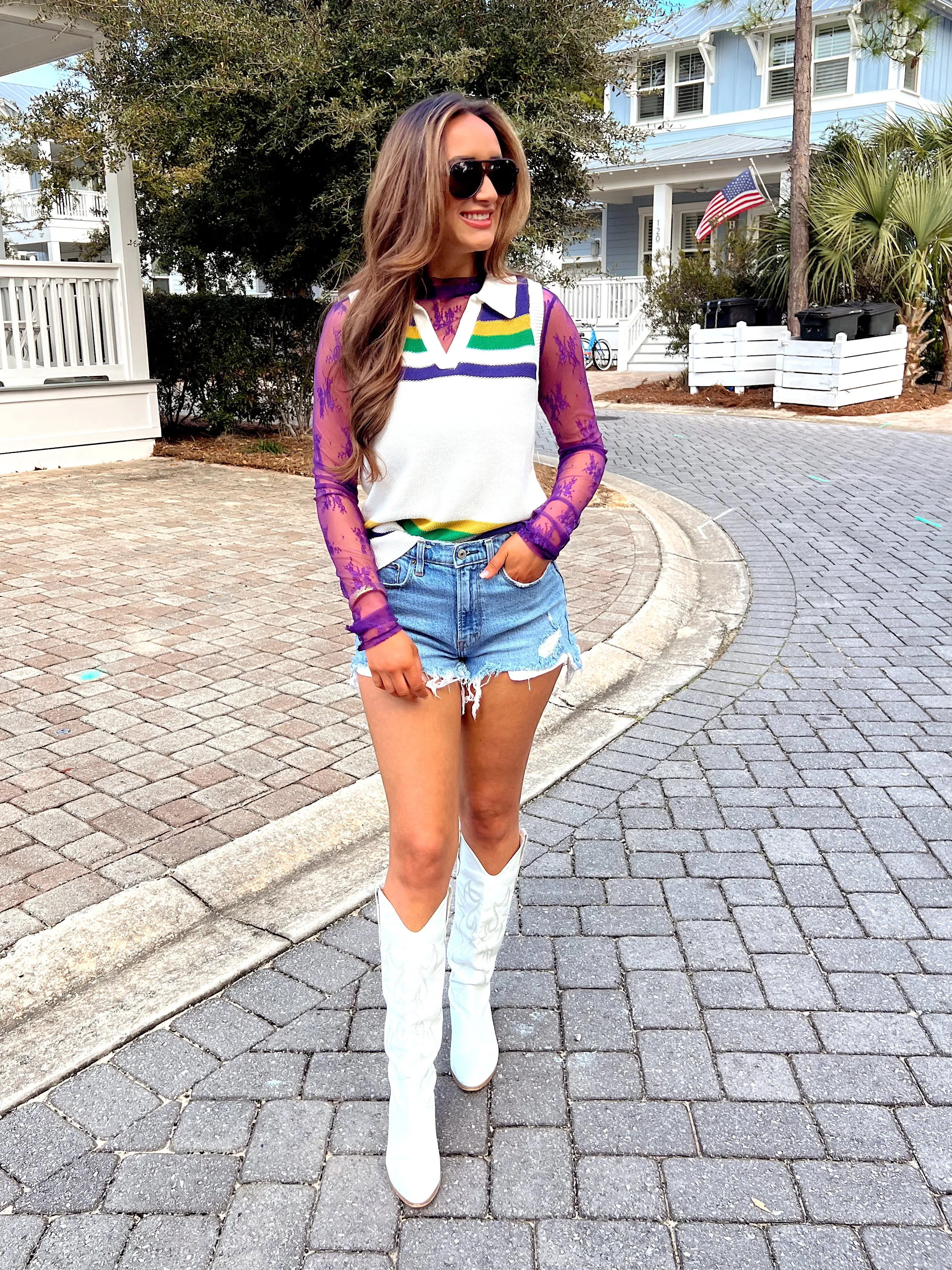 Kick It With Me Mesh Top sold by Bella Rose boutique product image thumbnail 5