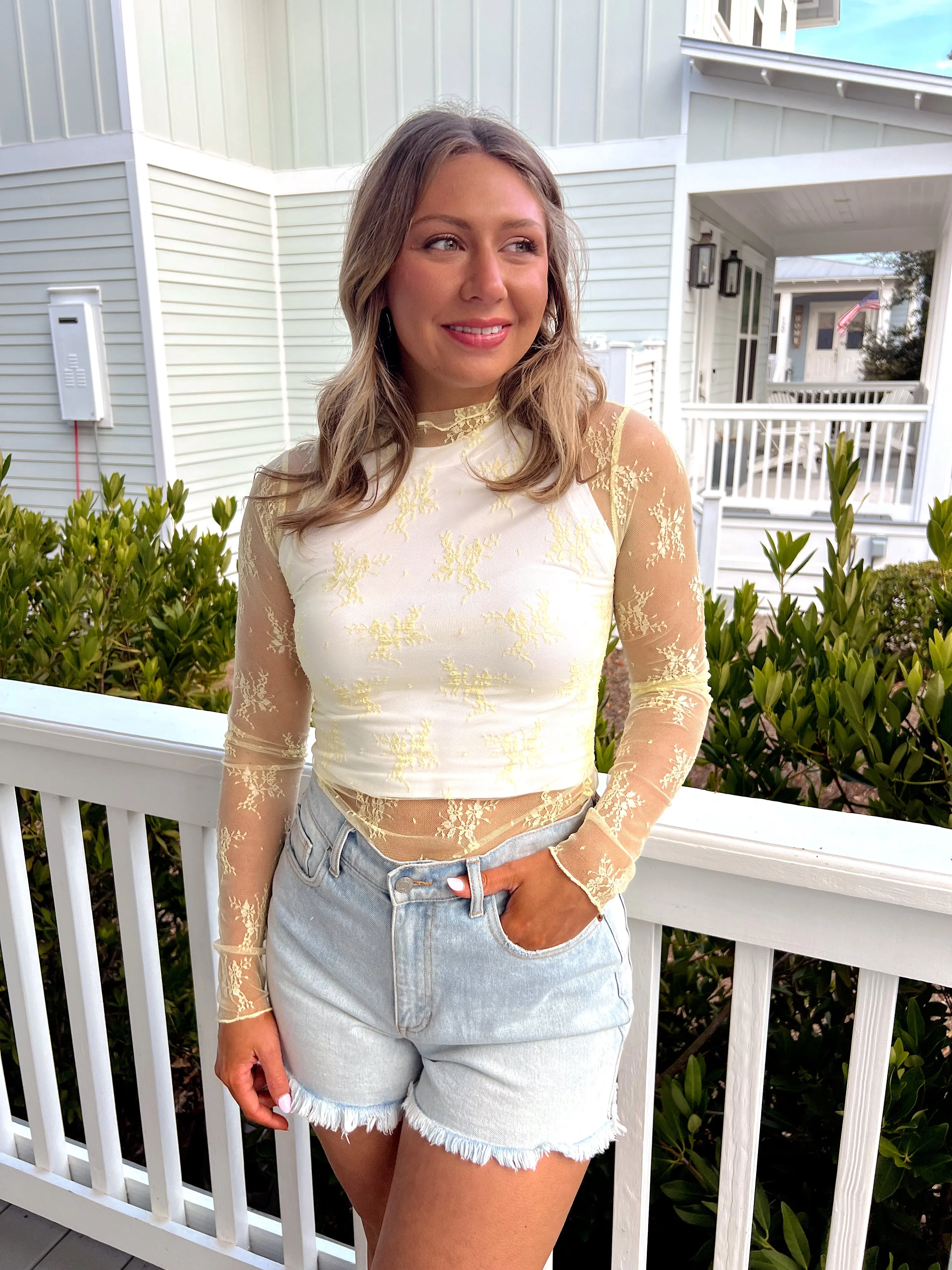 Kick It With Me Mesh Top sold by Bella Rose boutique product image thumbnail 2