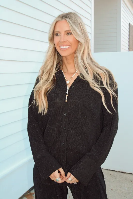 Following My Intuition Crinkled Top sold by Bella Rose boutique