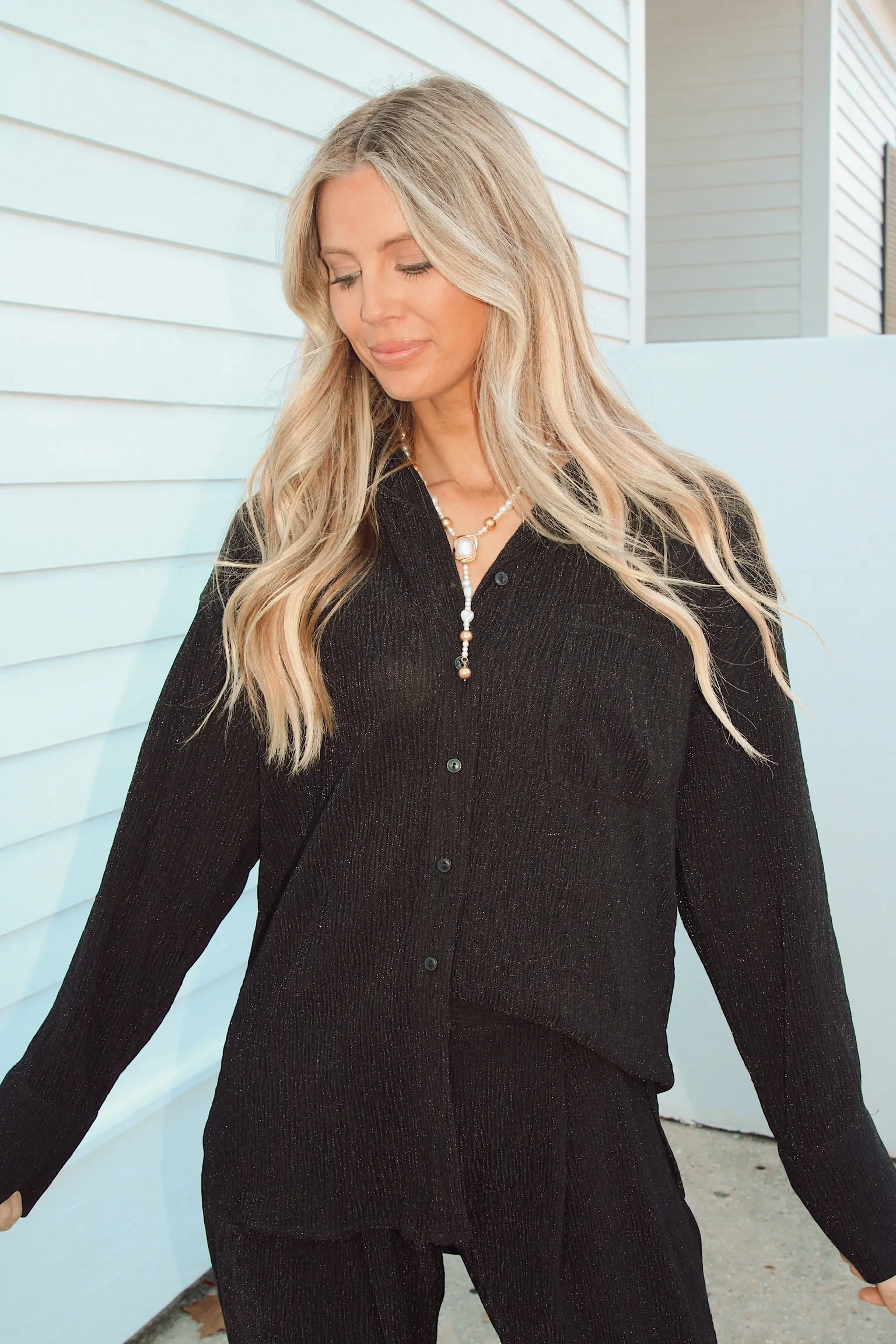 Following My Intuition Crinkled Top sold by Bella Rose boutique product image thumbnail 2