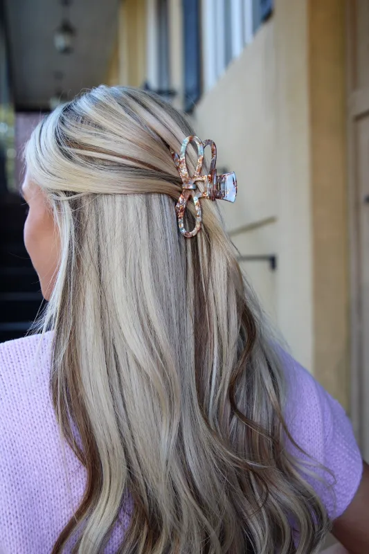 Forever The Cutest Bow Claw Clip sold by Bella Rose boutique