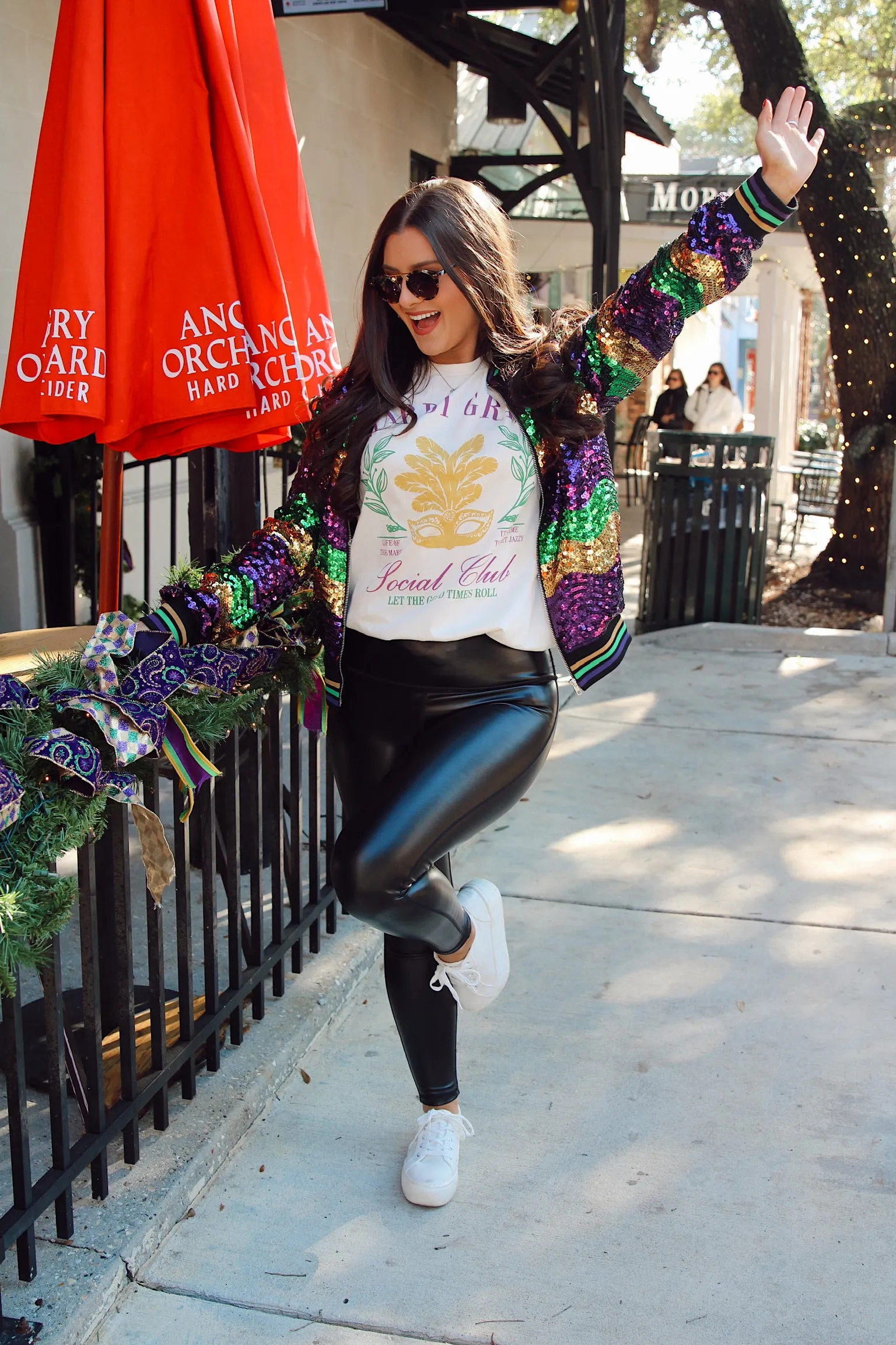 Mardi Gras Social Club Graphic Tee sold by Bella Rose boutique product image thumbnail 3