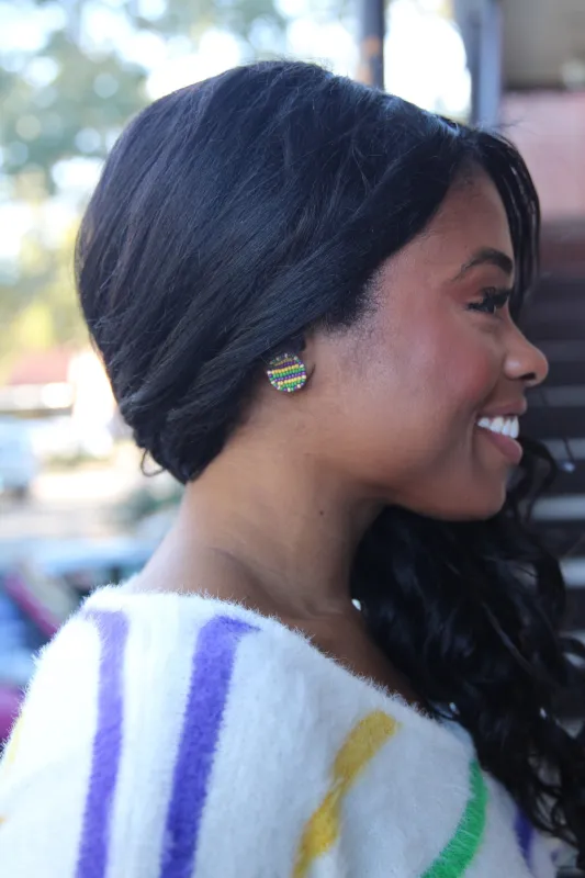 Jazzy Vibes Only Seed Bead Earrings sold by Bella Rose boutique