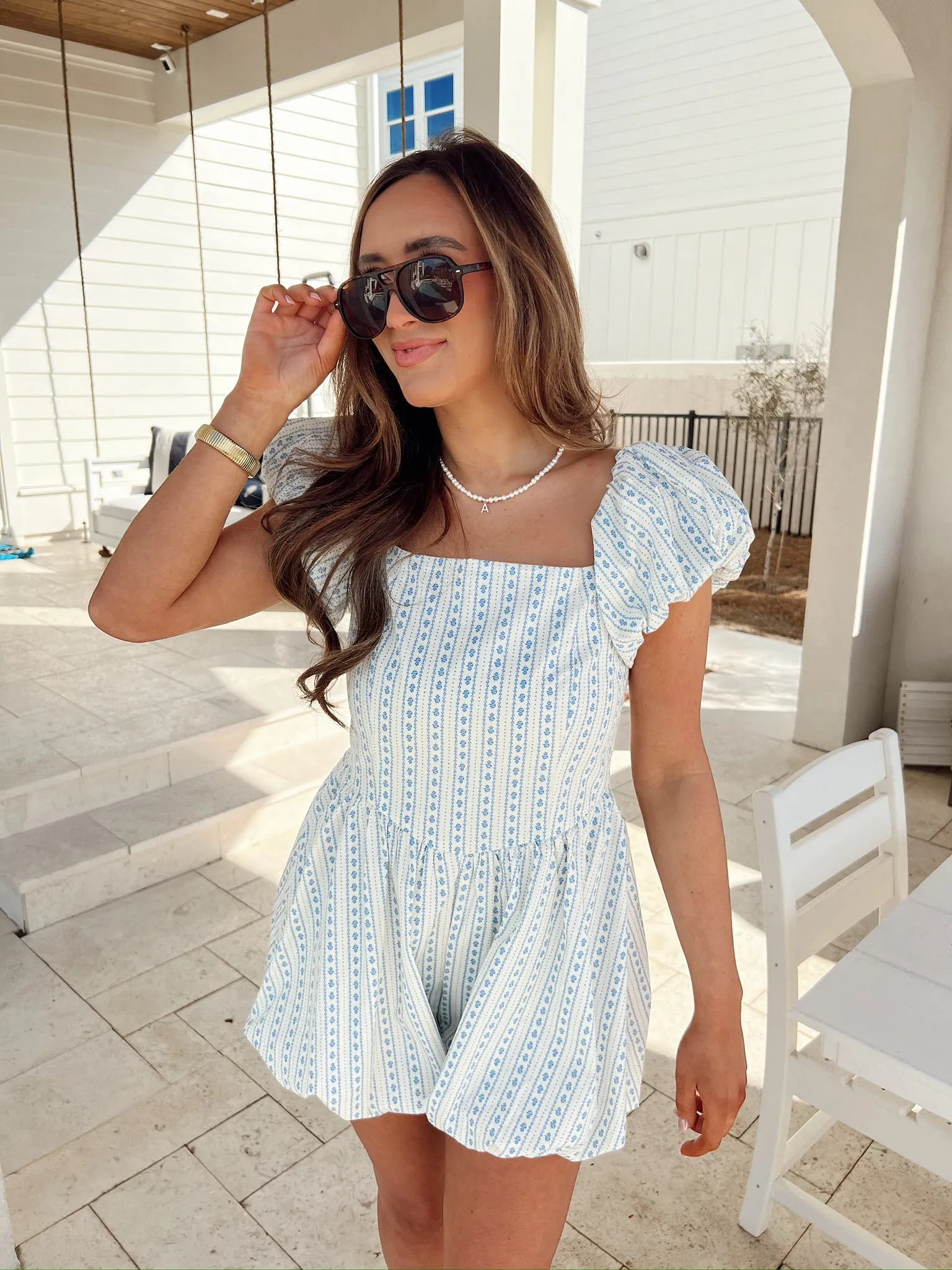 Day In The Life Floral Romper sold by Bella Rose boutique product image thumbnail 4