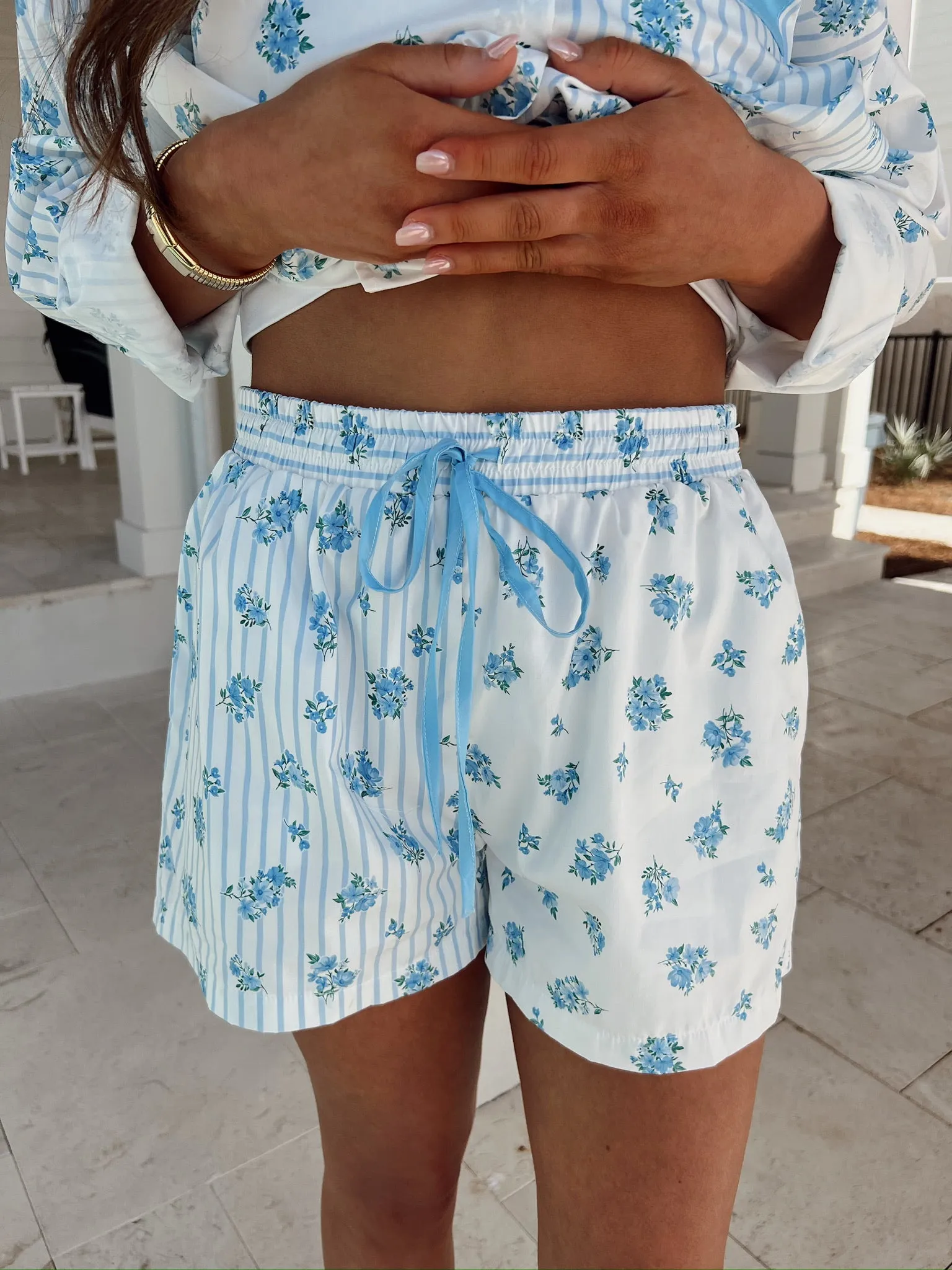 Simple Standards Floral Shorts sold by Bella Rose boutique product image thumbnail 4