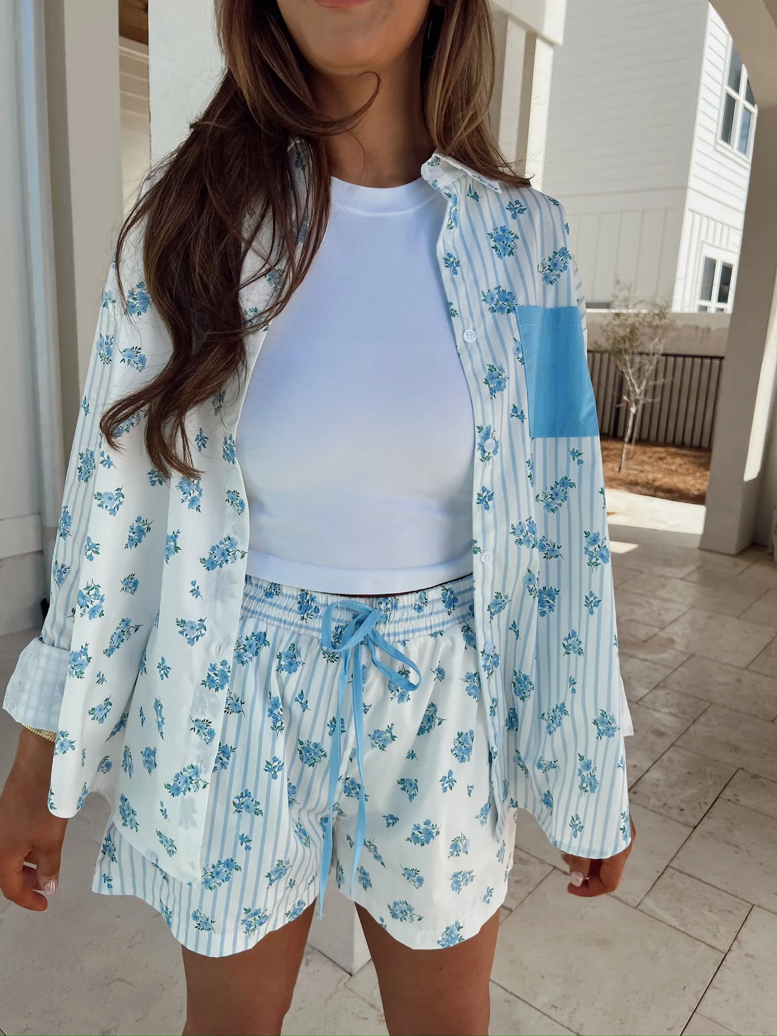 Simple Standards Floral Shorts sold by Bella Rose boutique product image thumbnail 2