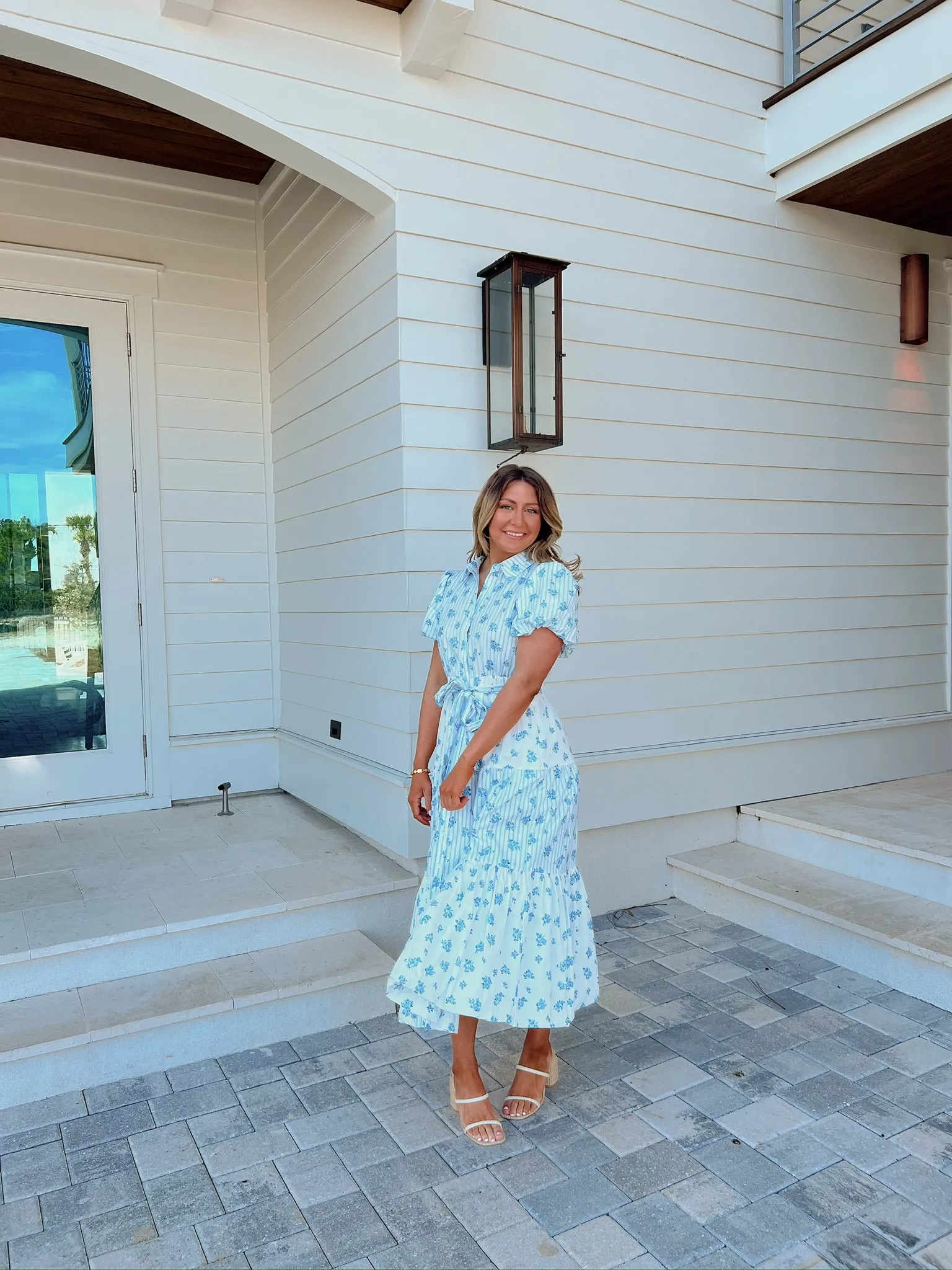 Leaving You Breathless Floral Midi Dress sold by Bella Rose boutique product image thumbnail 4