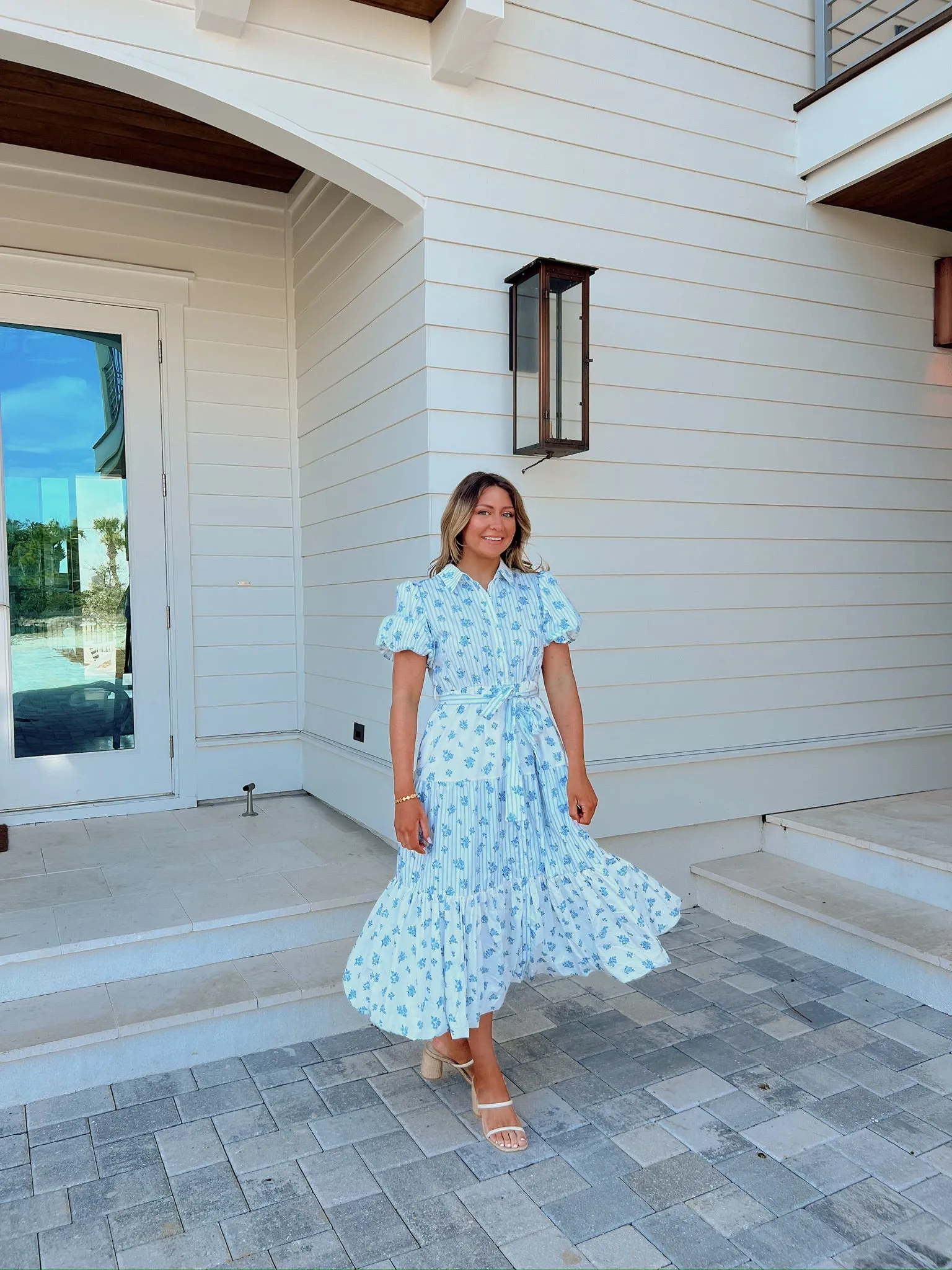 Leaving You Breathless Floral Midi Dress sold by Bella Rose boutique product image thumbnail 3