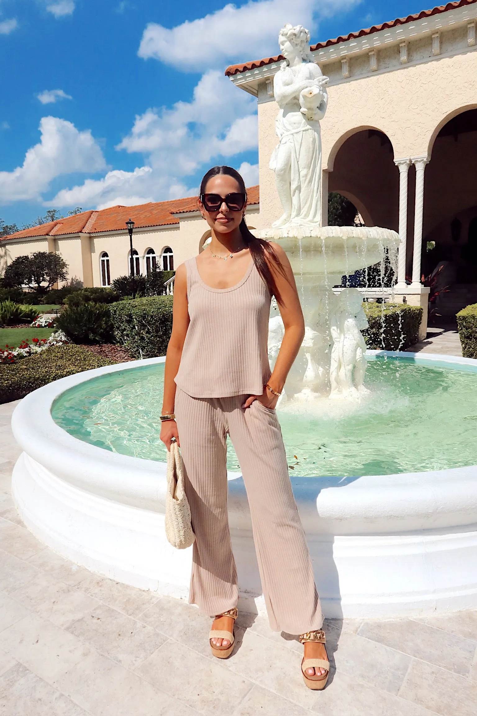 Staying Unbothered Ribbed Pants sold by Bella Rose boutique product image thumbnail 3