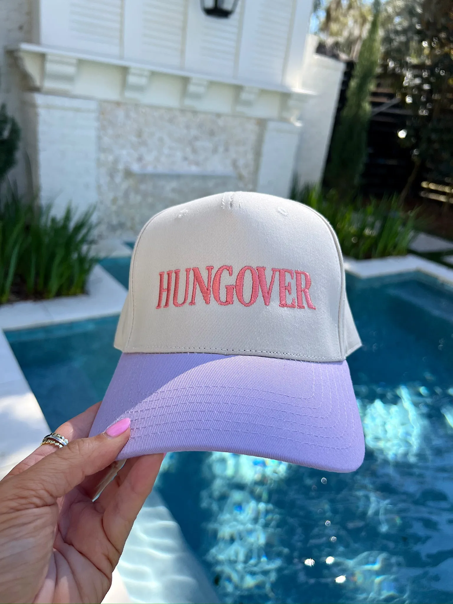 "HUNGOVER" Trucker Hat sold by Bella Rose boutique
