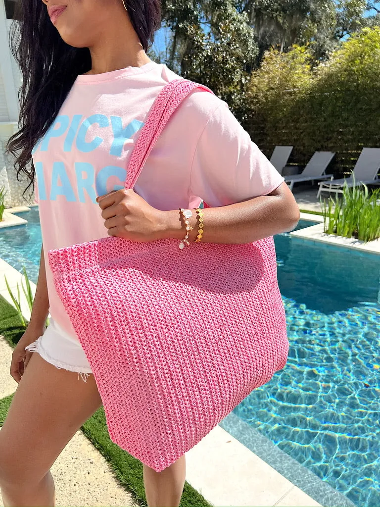 Girls Trip Straw Tote Bag sold by Bella Rose boutique product image thumbnail 5