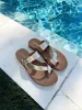 Summer Spritz Metallic Sandals sold by Bella Rose boutique
