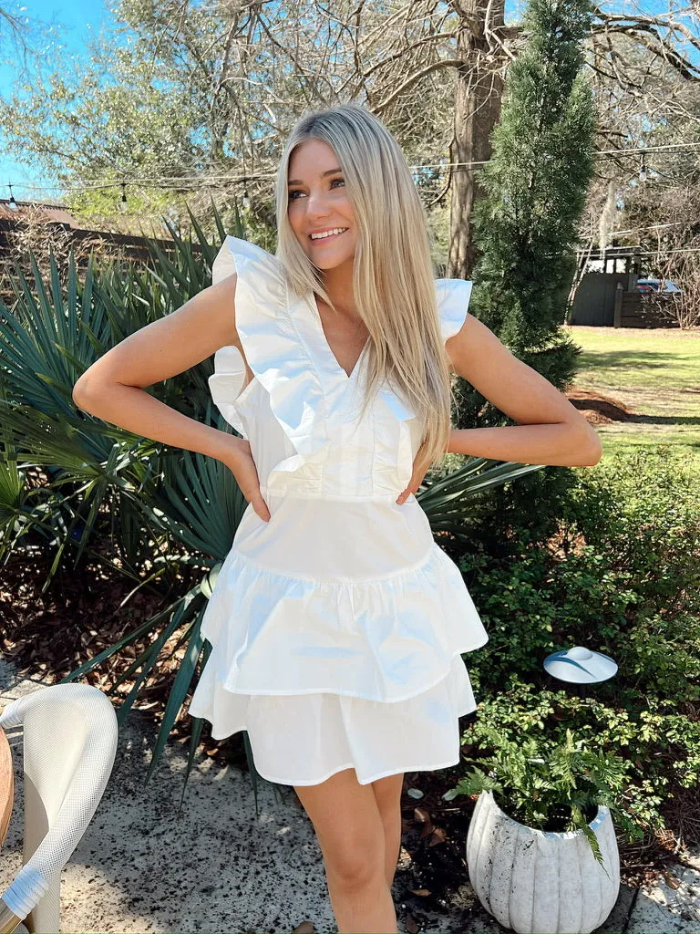 Days With You Ruffle Dress sold by Bella Rose boutique