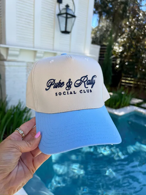 Puke & Rally Social Club Trucker Hat sold by Bella Rose boutique