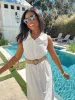 Easily Gorgeous Striped Midi Dress sold by Bella Rose boutique