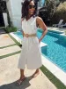 Easily Gorgeous Striped Midi Dress sold by Bella Rose boutique