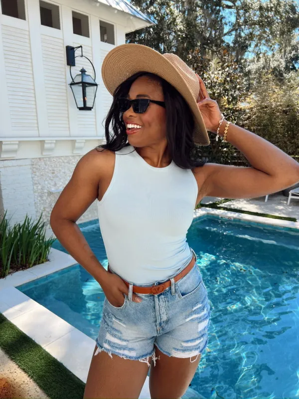 Weeks Without You Ribbed Bodysuit sold by Bella Rose boutique