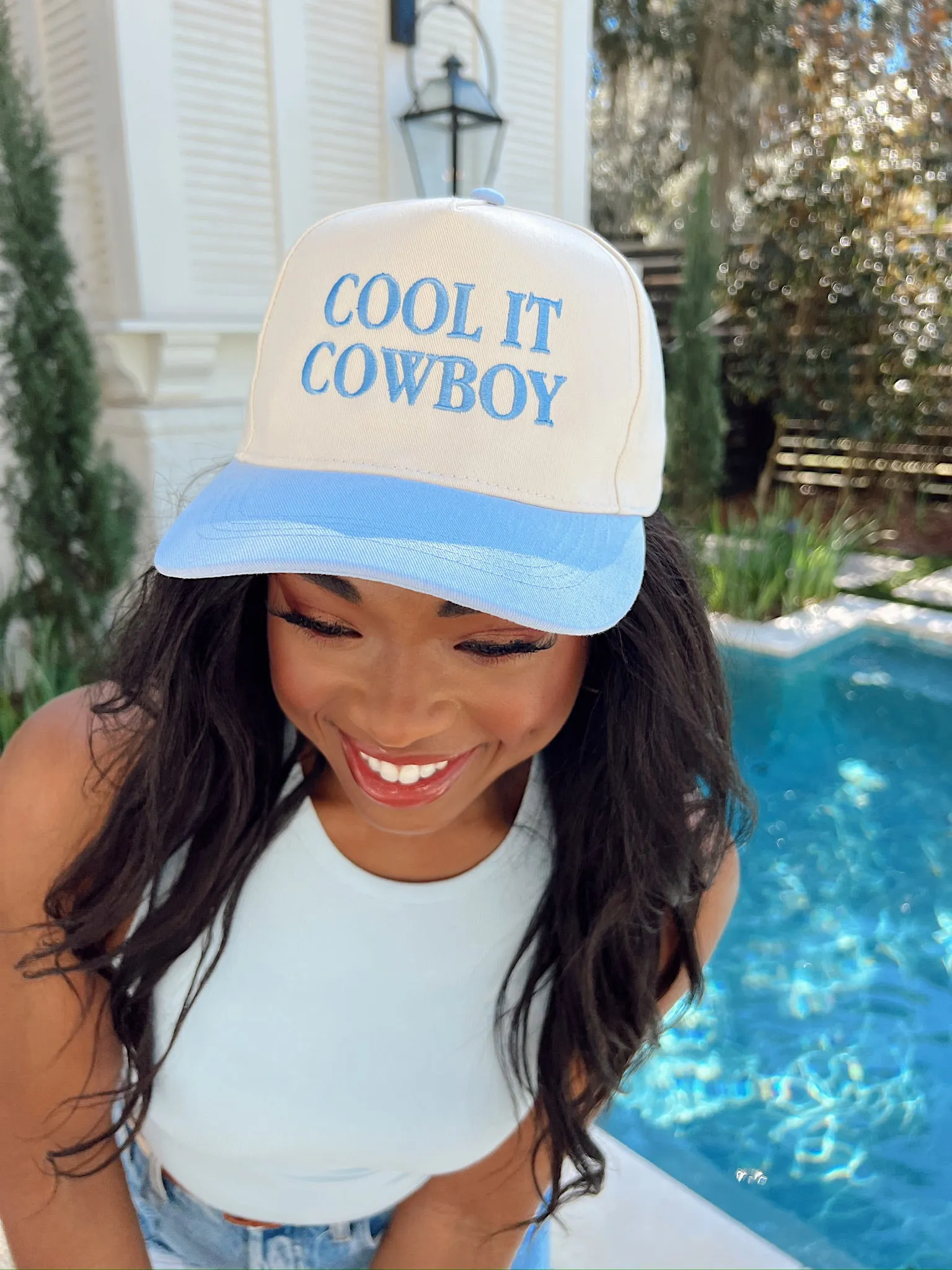 "Cool It Cowboy" Trucker Hat sold by Bella Rose boutique product image thumbnail 2
